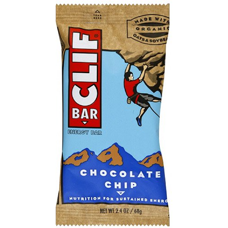 Clif Bar Energy Bar Chocolate Chip Peanut Crunch - made with Organic Peanut Butter 2.4 oz