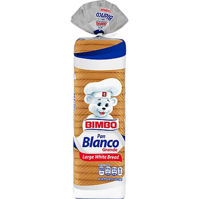 Bimbo Pan Blanco White Bread 24oz Bag