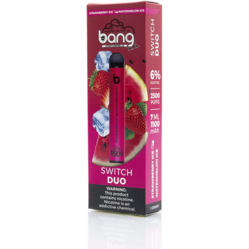 Bang XXL Switch Duo Strawberry Ice/watermelon Ice 2500 Puffs