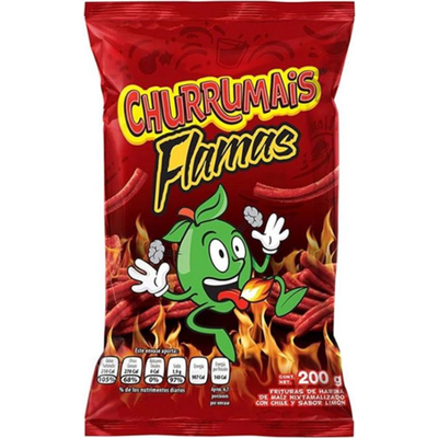 Sabritas Churrumais Flamas Snack 7oz Bag