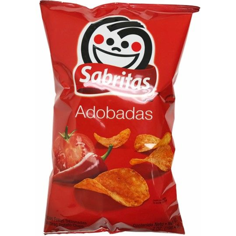 Sabritas Adobadas Flavored Potato Chips 5oz Count