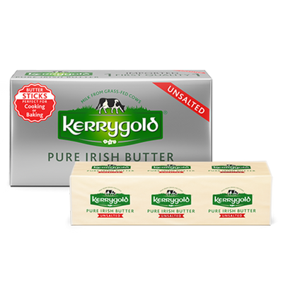 Kerrygold Unsalted Butter 8oz Count