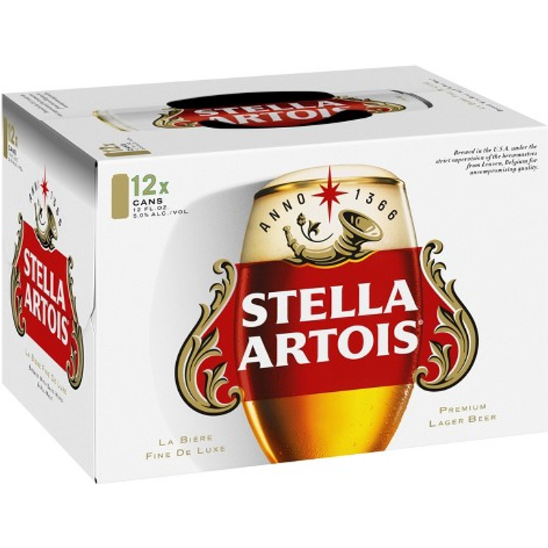 Stella Artois Premium Lager 12 Pack 11.2 oz Cans