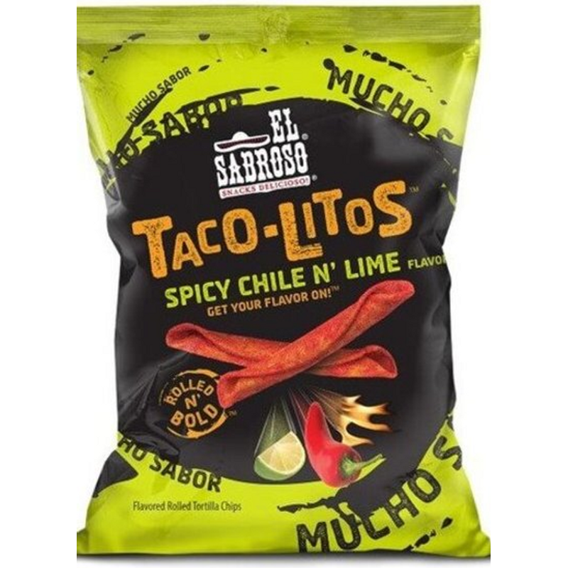 El Sabroso Spicy Chile & Lime Chips 3oz Bag