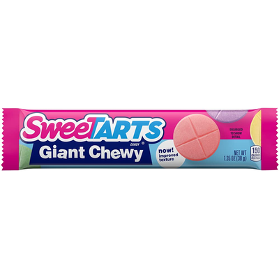 Wonka Sweet Tarts Tangy Candy Giant Chewy 1.5 oz