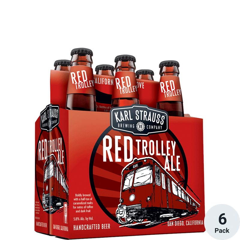 Karl Strauss Red Trolley Irish Red 6x 12oz Bottles