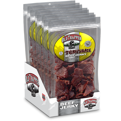 Old Trapper Beef Jerky Teriyaki 10 oz Box