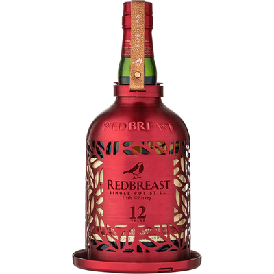 Red Breast 12 Yr Single Pot Still Irish Whiskey. Limited Edition Bird Feeder 750ml Bottle