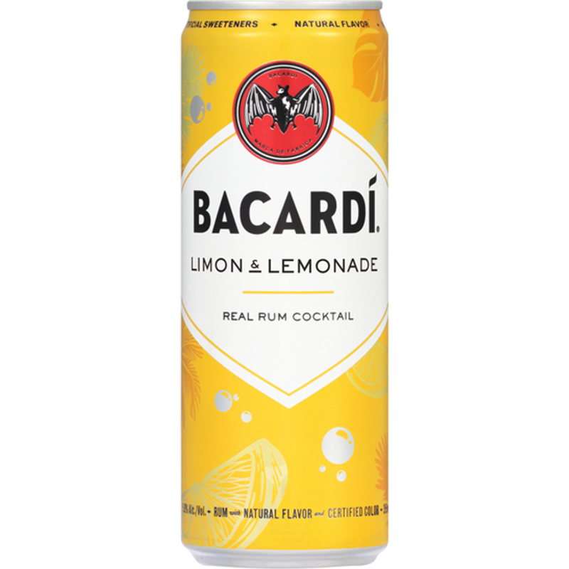 BACARDI Ready to Drink Limon & Lemonade 355ml Can