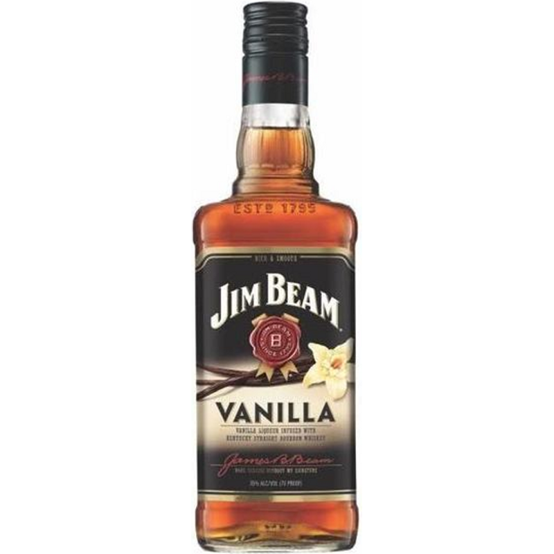 Jim Beam Vanilla Liqueur infused with Kentucky Straight Bourbon Whiskey 750mL