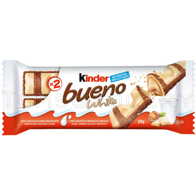 Kinder Bueno White Cream Filled Wafers 1.4oz Count