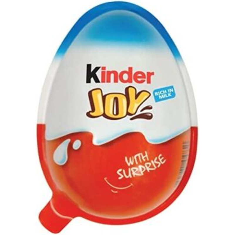 Kinder Joy with Surprise Eggs in Toy and Chocolate For Boys 3x 2oz Counts