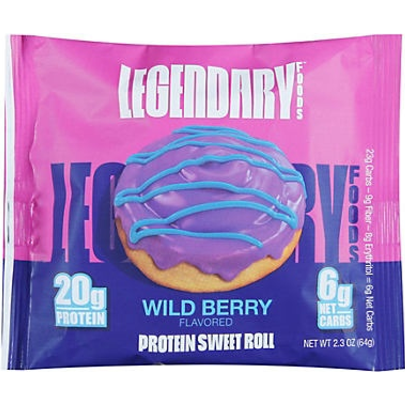 Legendary Foods Wild Berry Protein Sweet Roll 2.3oz Pack