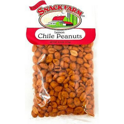 Snack Farm Lemon Chile Peanuts 6oz Bag