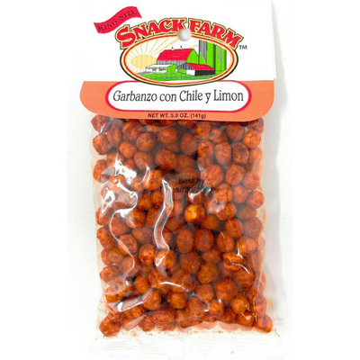 Snack Farm Garbanzo Beans Con Chile Limon 5 oz Bag