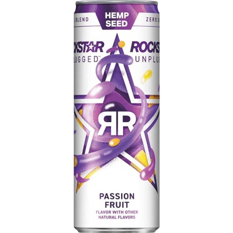 Rockstar Passionfruit 12oz Can