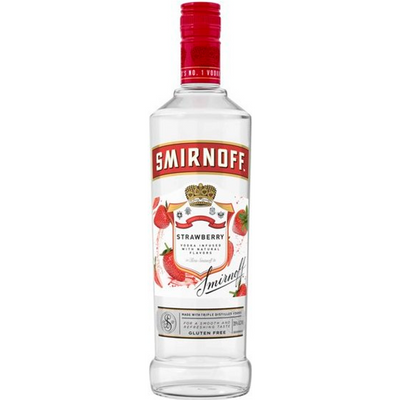 Smirnoff Twist Of Strawberry Vodka 750mL