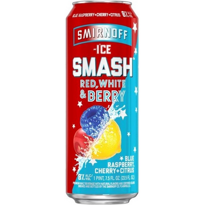 Smirnoff Ice Smash Red White & Berry 23.5oz Can