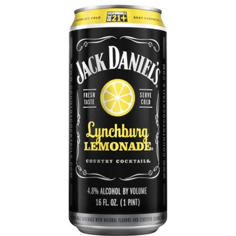 Jack Daniels Country Cocktails Lynchburg Lemonade Cans 16oz Bottle