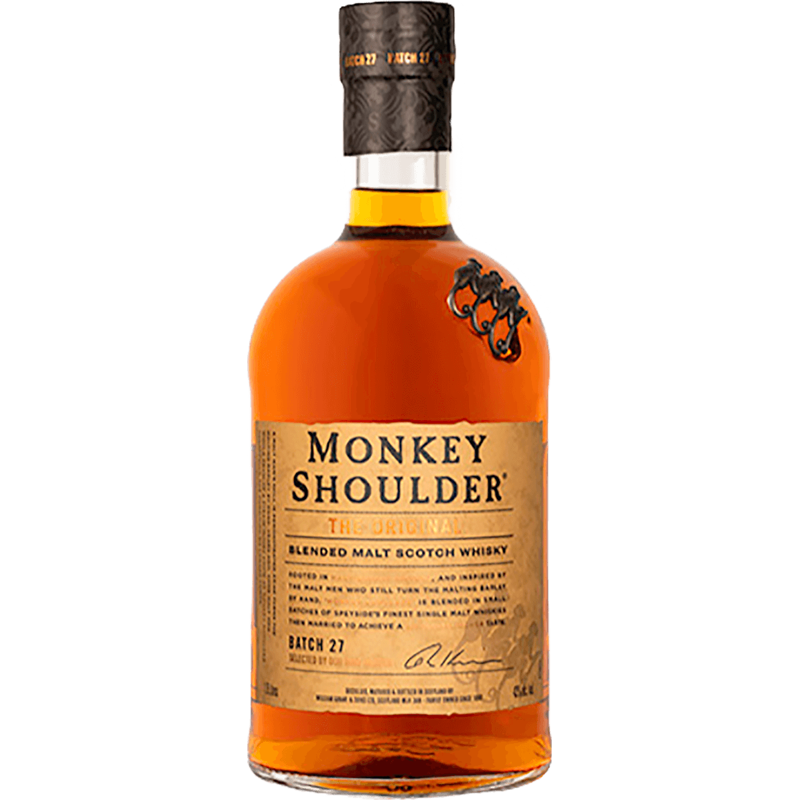 Monkey-Shoulder Blended Scotch, 1.75 L (40% ABV)