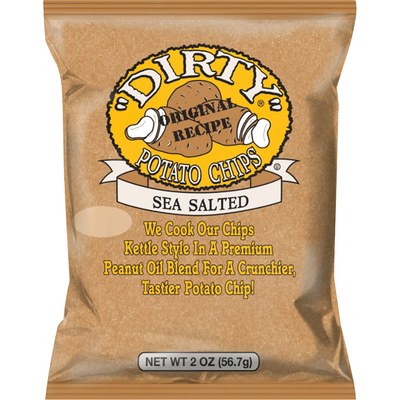 Dirty Chips Sea Salt Potato Chips 2oz Bag