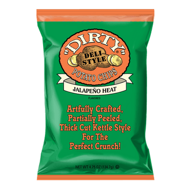 Dirty Jalapeno Heat Potato Chips 2oz Bag