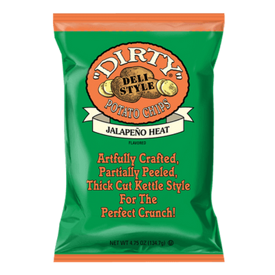 Dirty Jalapeno Heat Potato Chips 2oz Bag