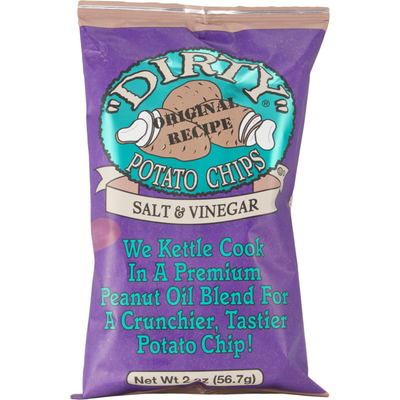 Dirty Salt And Vinegar Potato Chips 2oz Bag