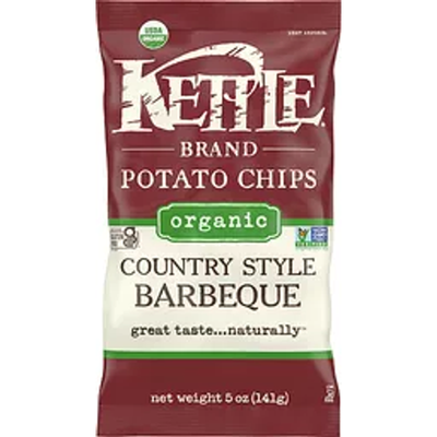 Kettle Country Style Barbeque Potato Chips 5oz Bag