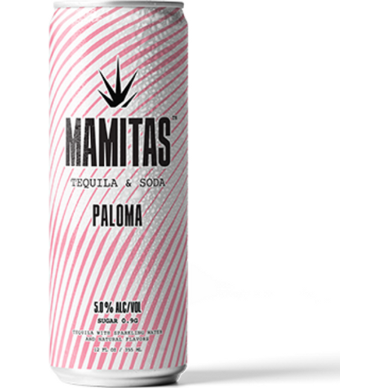 Mamitas Paloma Tequila + Soda 4x 12oz Cans