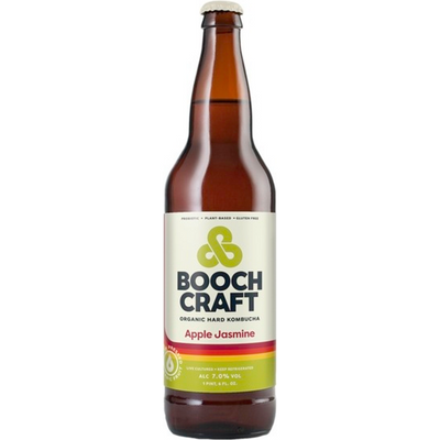 Boochcraft Apple Jasmine Organic Hard Kombucha 16oz Can