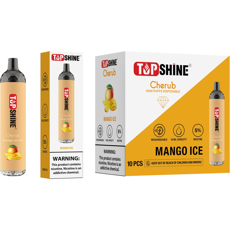 Topshine Cherub Mango Ice 4500 Puffs