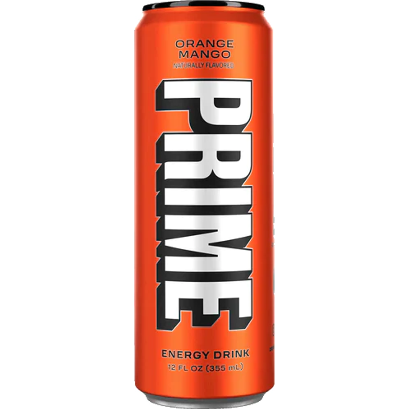 Prime Energy Hydration Orange Mango Flavored 12oz Can