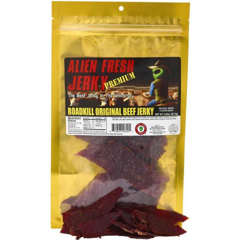 Alien Fresh Road Kill Beef Jerky 3.25oz