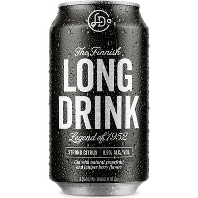 Long Drink Strong - Citrus soda. Real liquor. 12 oz can