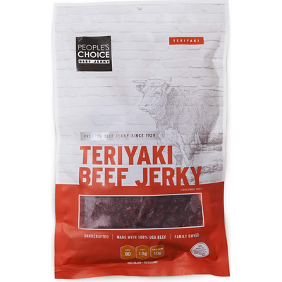 People's Choice Beef Jerkey Teriyaki 1.4oz Bag