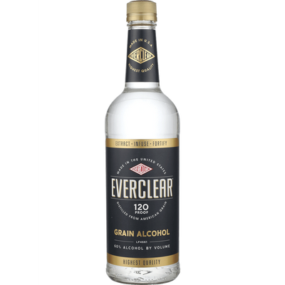 Everclear Grain Alcohol 120 1L Bottle