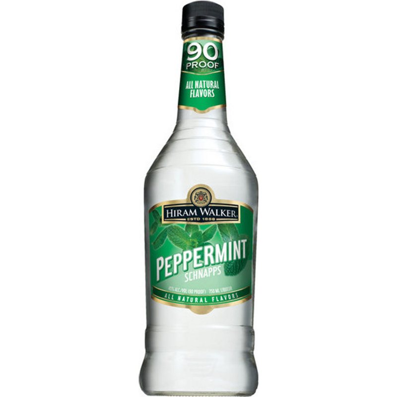 Hiram Walker Peppermint Schnapps 375mL