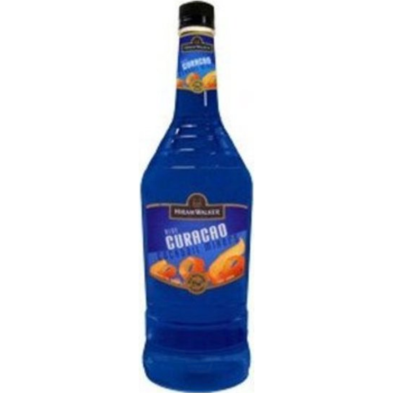 Hiram Walker Cocktail Mixers Blue Curacao 1L