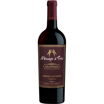 Menage a Trois Decadence Cabernet Sauvignon 750mL